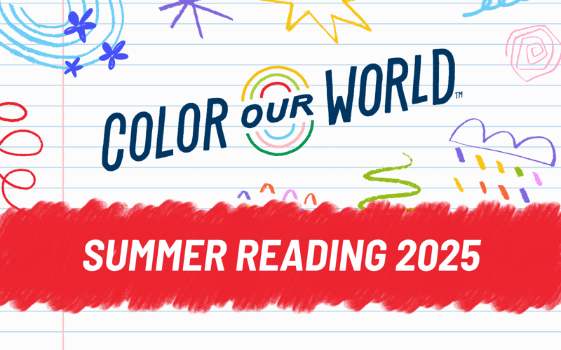 Color Our World Summer Reading 2025 logo